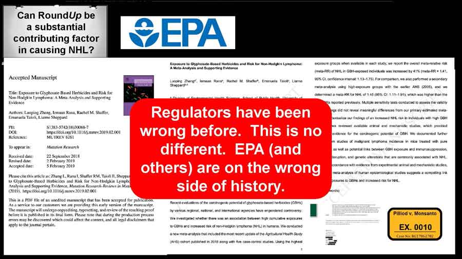 Regulators have been wrong before. This is no different. EPA (and others) are on the wrong side of history.